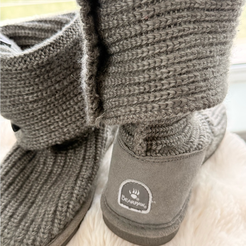 Women’s BearPaw Sweater Knit boots sz 7 - Picture 4 of 6